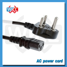 High quality 3 pin 10A south africa power cord with plug